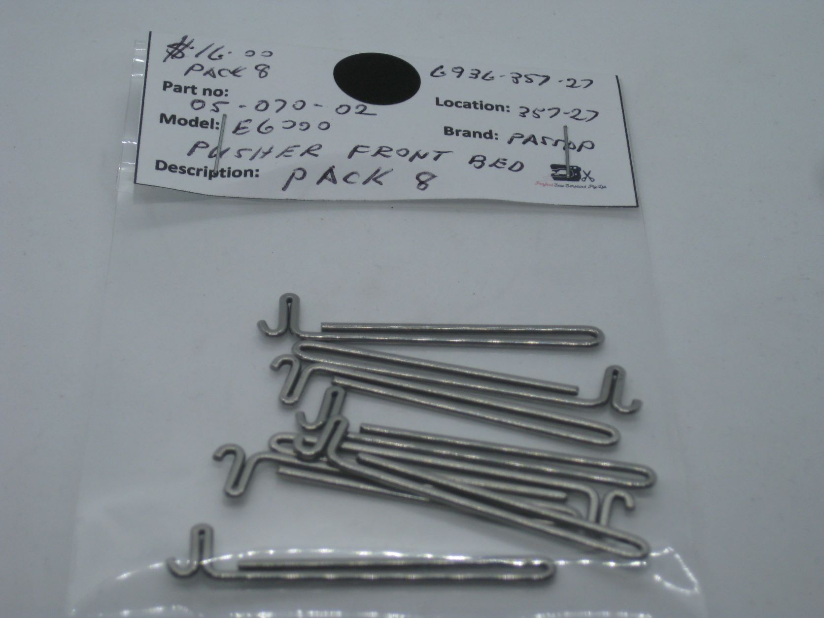 05-070-02 pusher front red pack of 10