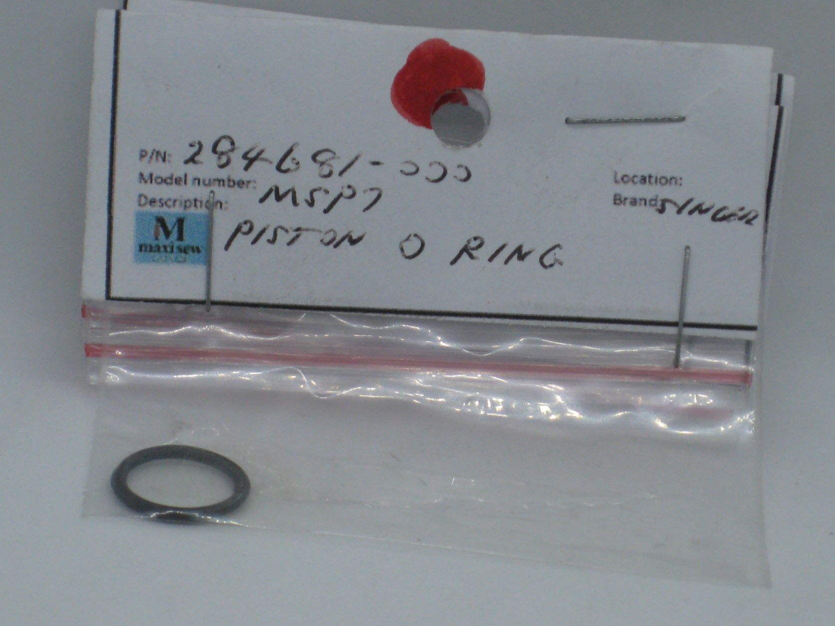 284681-000 piston o ring. Singer MSP7